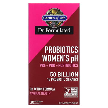 Dr. Formulated Probiotics Women's pH, 30 vcaps, Garden of Life - Vitax.ro