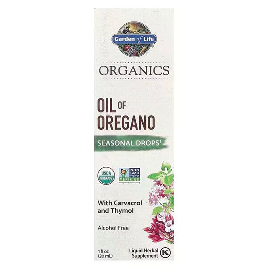 Organics Oil of Oregano, 30 ml, Garden of Life - Vitax.ro
