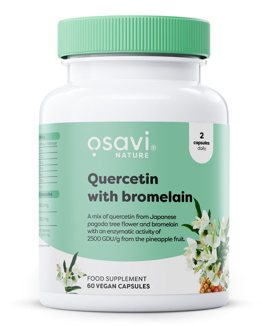 Quercetin with Bromelain, 60 vegan caps, Osavi - Vitax.ro