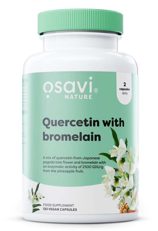 Quercetin with Bromelain, 120 vegan caps, Osavi - Vitax.ro