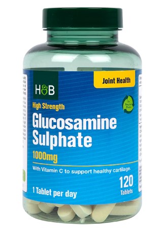 Glucosamine Sulphate, 1000mg, 120 tablets, Holland & Barrett - Vitax.ro