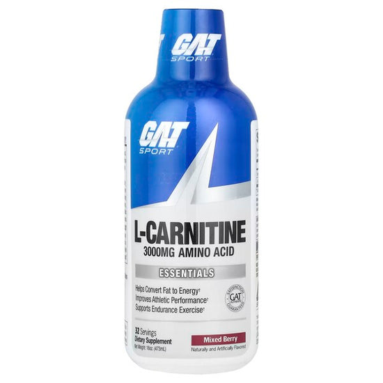 L-Carnitine 3000 Liquid, Mixed Berry, 473 ml, GAT - Vitax.ro