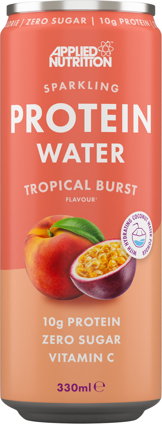 Sparkling Protein Water, Tropical Burst - 12 x 330 ml, Applied Nutrition - Vitax.ro
