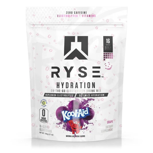 Hydration Sticks, Kool-Aid Grape, 16 x 6.5g, RYSE - Vitax.ro