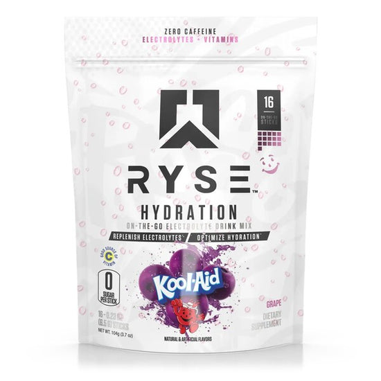 Hydration Sticks, Kool-Aid Grape, 16 x 6.5g, RYSE - Vitax.ro
