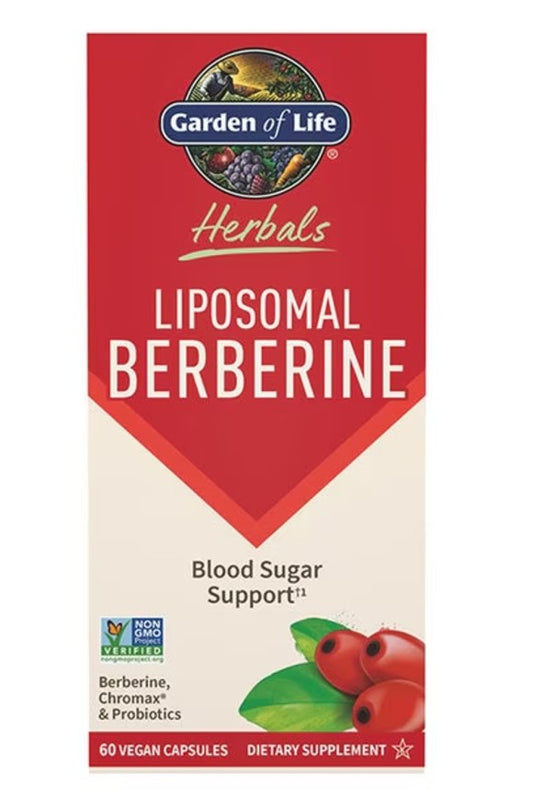 Herbals Liposomal Berberine, 60 vcaps, Garden of Life - Vitax.ro