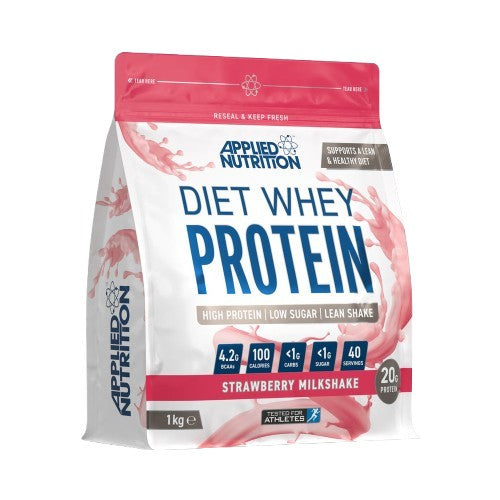 Diet Whey, Strawberry Milkshake, 1000g, Applied Nutrition - Vitax.ro