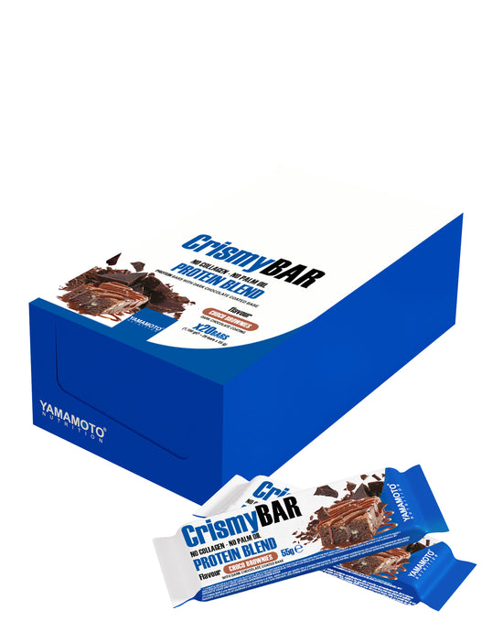 CrismyBAR, Choco Brownies, 20 x 55g, Yamamoto Nutrition - Vitax.ro