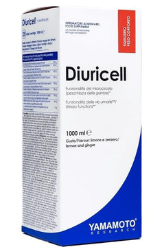 Diuricell, Lemon Ginger, 1000 ml, Yamamoto Nutrition - Vitax.ro
