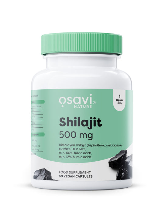 Shilajit, 500mg, 60 vegan caps, Osavi - Vitax.ro