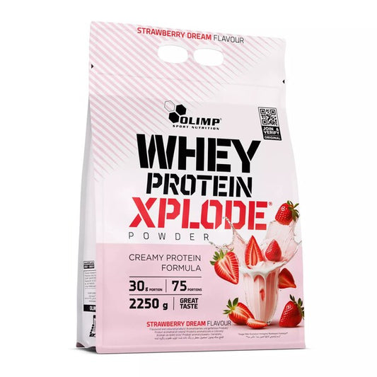 Whey Protein Xplode, Strawberry Dream, 2250g, Olimp Nutrition - Vitax.ro