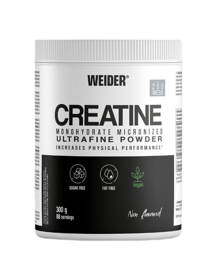 Creatine Monohydrate Micronized, Non Flavored, 300g, Weider - Vitax.ro