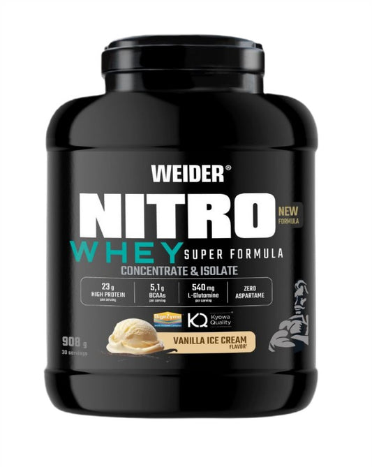 Nitro Whey Super Formula, Vanilla Ice Cream, 908g, Weider - Vitax.ro