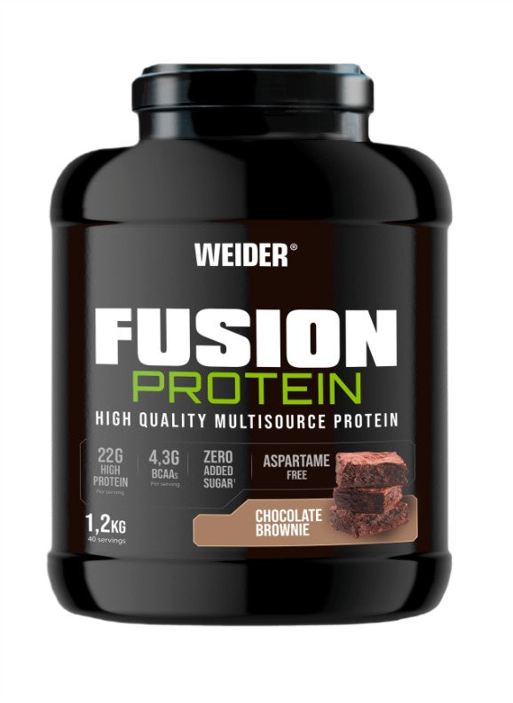 Fusion Protein, Chocolate Brownie, 1200g, Weider - Vitax.ro