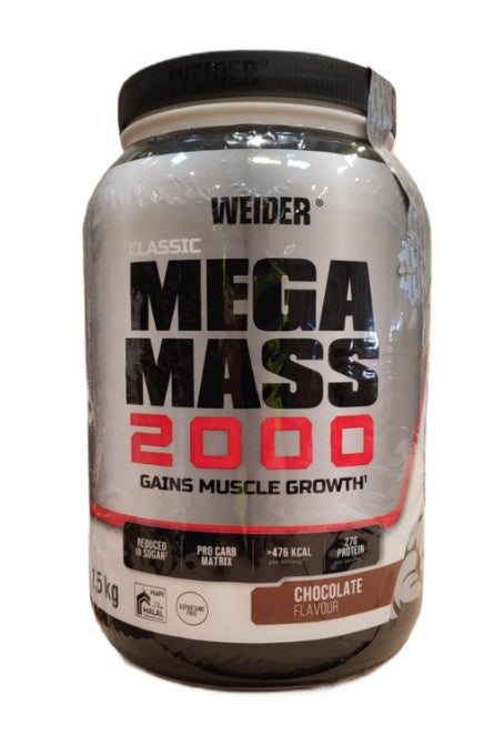 Mega Mass 2000, Chocolate, 1500g, Weider - Vitax.ro