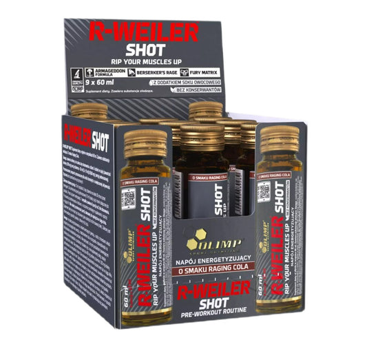 R-Weiler Shot, Raging Cola, 9 x 60 ml, Olimp Nutrition - Vitax.ro