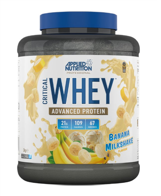 Critical Whey, Banana Milkshake, 2000g, Applied Nutrition - Vitax.ro