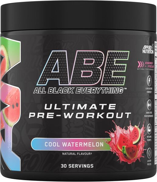ABE - All Black Everything, Cool Watermelon, 375g, Applied Nutrition - Vitax.ro