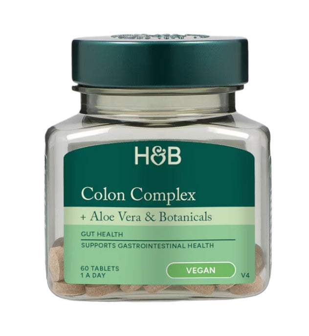Colon Complex + Aloe Vera & Botanicals, 60 tabs, Holland & Barrett - Vitax.ro