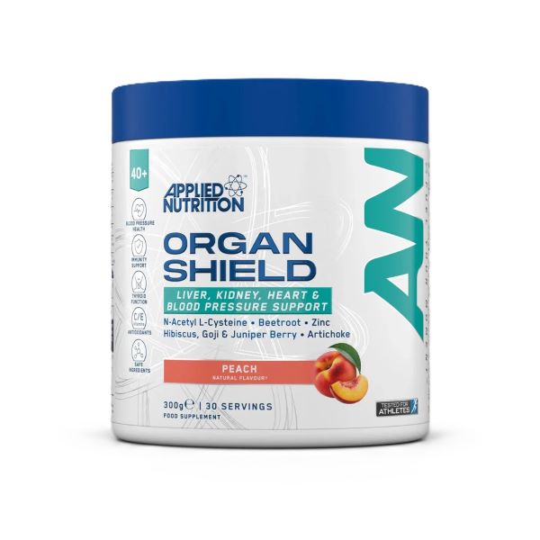 Agewell 40+ Organ Shield, Peach, 300g, Applied Nutrition - Vitax.ro