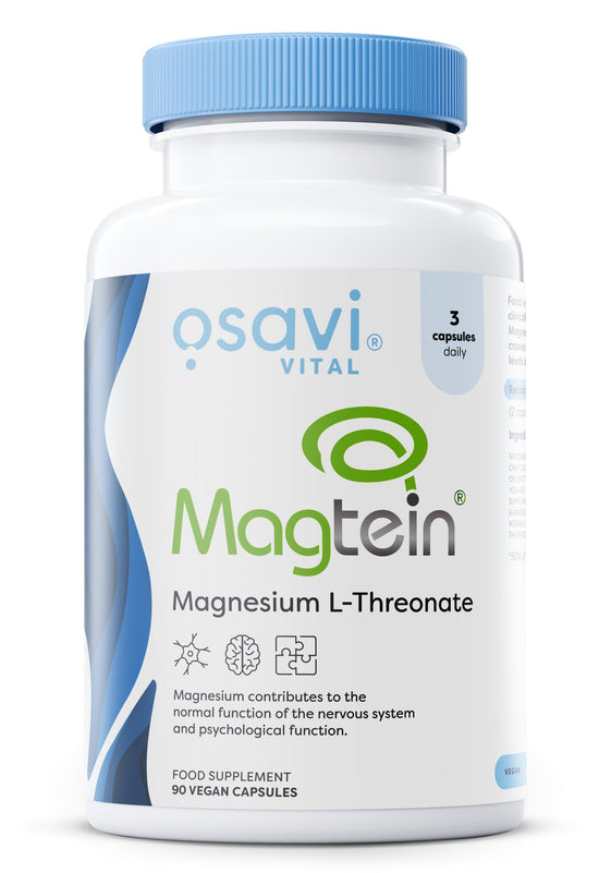 Magtein, Magnesium L-threonate, 90 vegan caps, Osavi - Vitax.ro