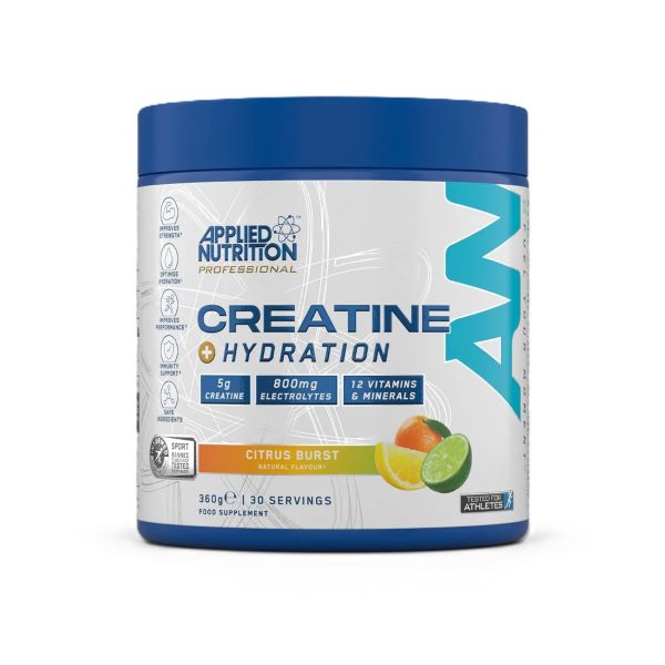 Creatine + Hydration, Citrus Burst, 360g, Applied Nutrition - Vitax.ro
