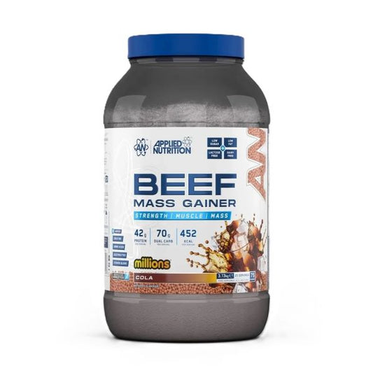 Beef Mass Gainer, Millions Cola, 3130g, Applied Nutrition - Vitax.ro