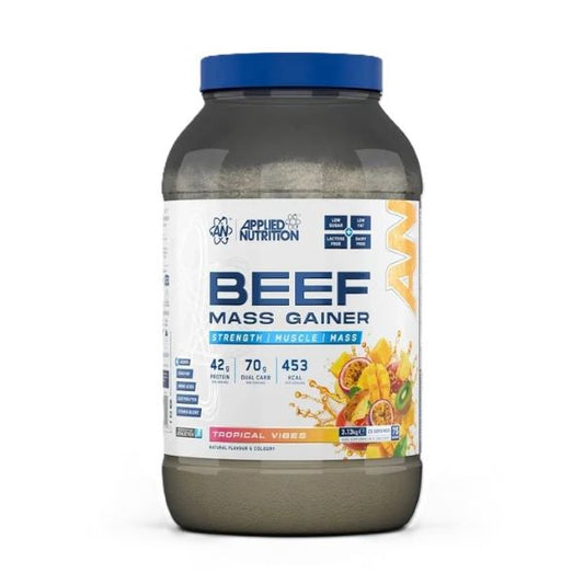 Beef Mass Gainer, Tropical Vibes, 3130g, Applied Nutrition - Vitax.ro