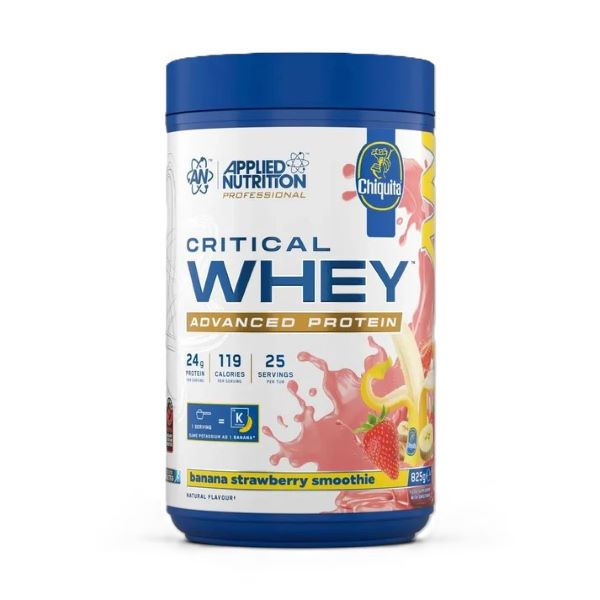 Critical Whey, Banana Strawberry Smoothie, 825g, Applied Nutrition - Vitax.ro