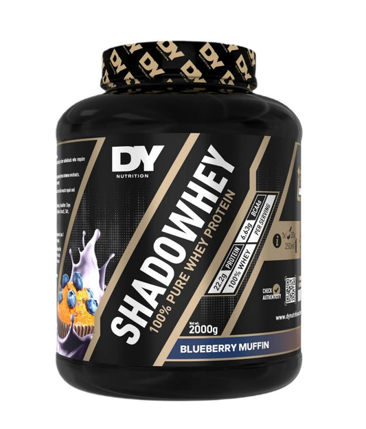 ShadoWhey 100% Pure Whey Protein, Blueberry Muffin, 2000g, Dorian Yates - Vitax.ro