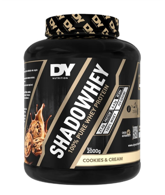 ShadoWhey 100% Pure Whey Protein, Cookies & Cream, 2000g, Dorian Yates - Vitax.ro