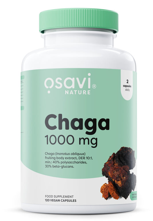 Chaga, 1000mg, 120 vegan caps, Osavi - Vitax.ro