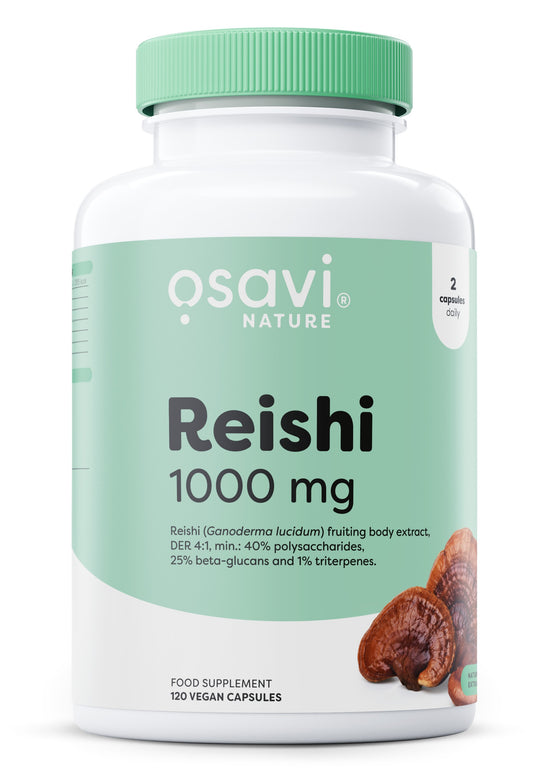 Reishi, 1000 mg, 120 vegan caps, Osavi - Vitax.ro