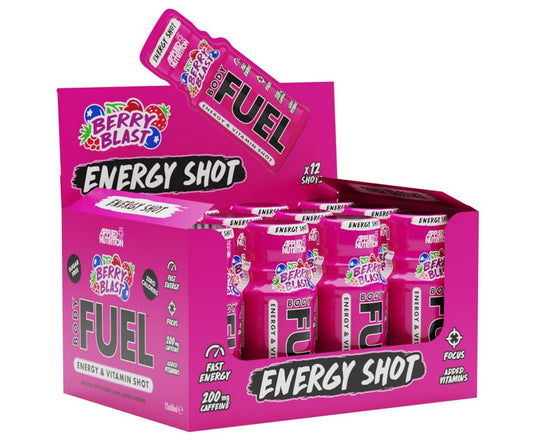 Bodyfuel Energy Shots, Berry Blast, 12 x 60 ml, Applied Nutrition - Vitax.ro