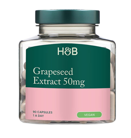 Grapeseed Extract, 50mg, 90 caps, Holland & Barrett - Vitax.ro