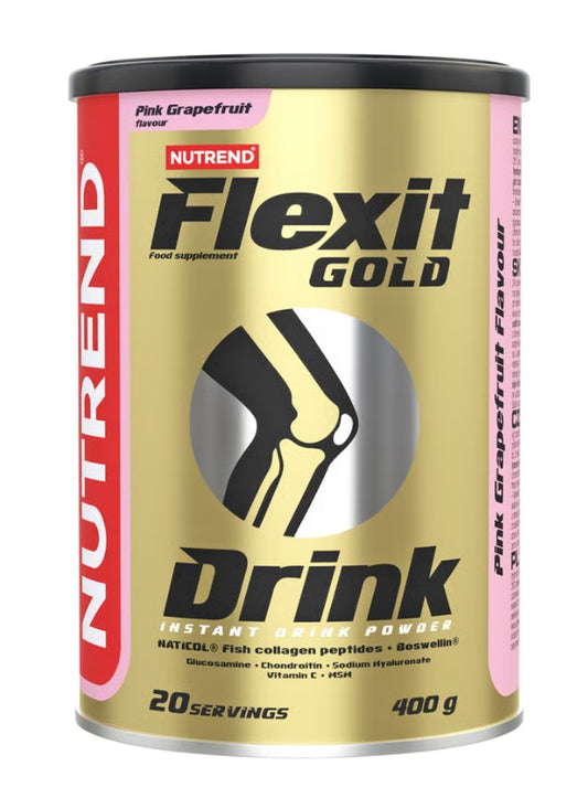 Flexit Gold Drink, Pink Grapefruit, 400g, Nutrend - Vitax.ro