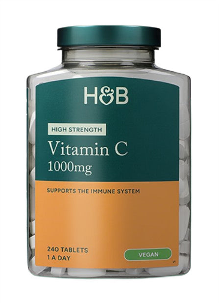 High Strength Vitamin C, 1000mg - 240 tablets (EAN 5059604699764) - Vitax.ro
