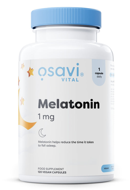 Melatonin, 1mg, 120 vegan caps, Osavi - Vitax.ro