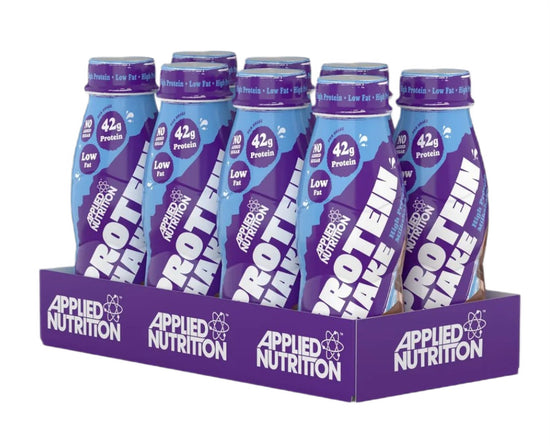 High Protein Shake, Double Chocolate, 8 x 500 ml, Applied Nutrition | Vitax.ro
