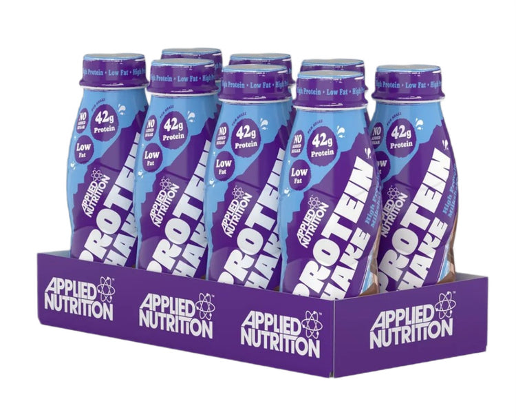 High Protein Shake, Double Chocolate, 8 x 500 ml, Applied Nutrition