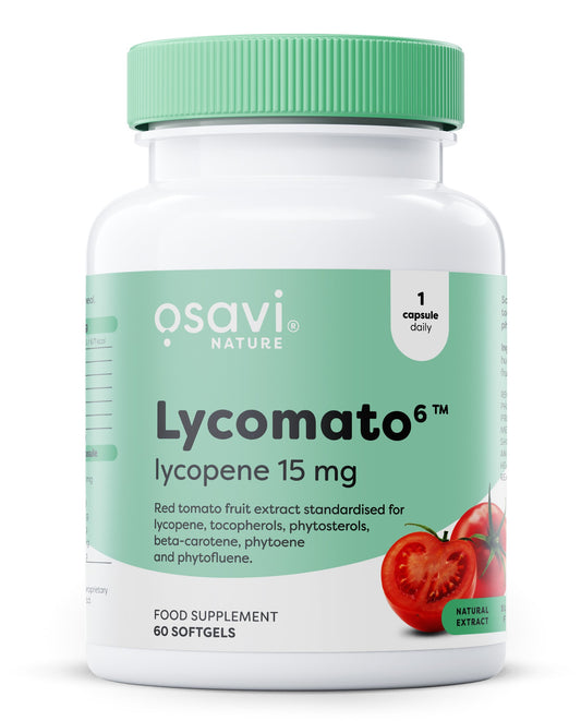 Lycomato Lycopene, 15 mg - 60 softgels - Vitax.ro