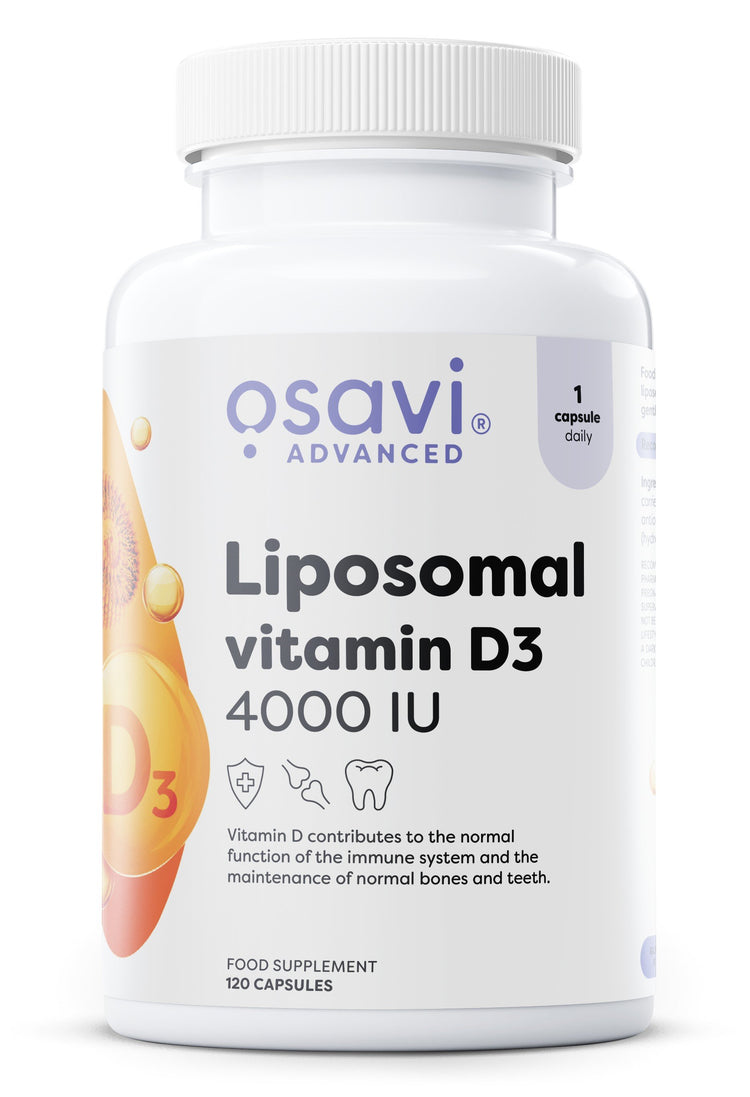 Liposomal Vitamin D3, 4000 IU, 120 caps, Osavi - Vitax.ro