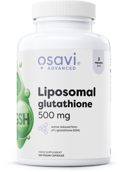 Liposomal Glutathione, 500 mg - 120 vegan caps - Vitax.ro
