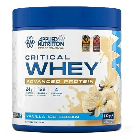 Critical Whey, Vanilla Ice Cream, 132g (4 servings), Applied Nutrition - Vitax.ro