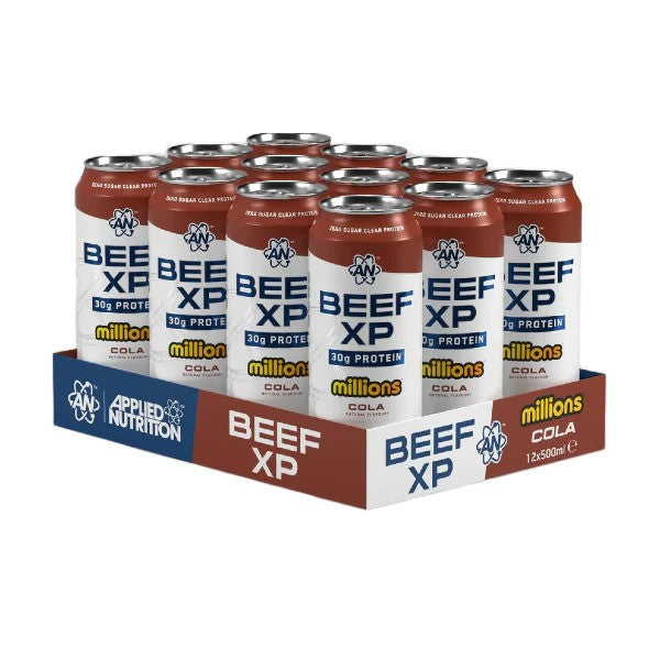 Beef XP Cans, Millions Cola, 12 x 500 ml, Applied Nutrition