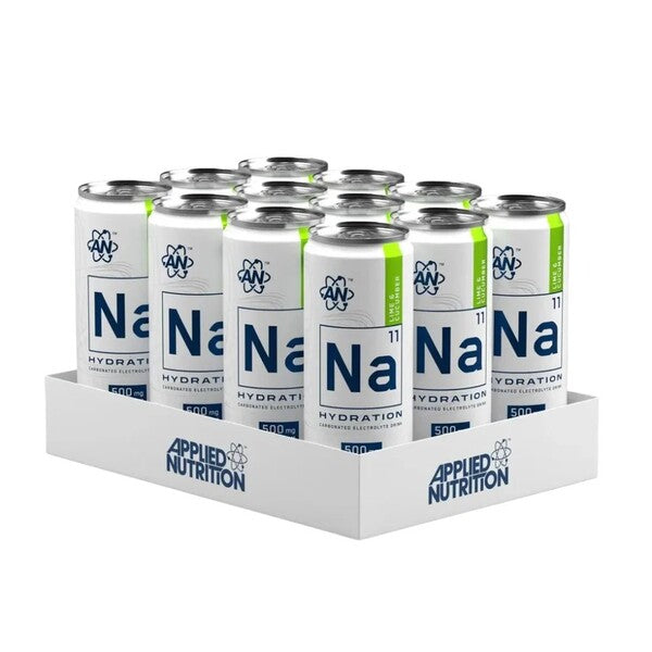 Na11 Hydration Cans, Lime & Cucumber, 12 x 330 ml, Applied Nutrition