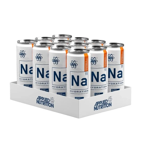 Na11 Hydration Cans, Orange & Strawberry, 12 x 330 ml, Applied Nutrition