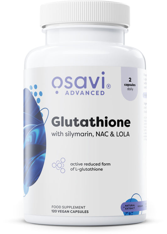 Glutathione with Silymarin, NAC & LOLA - 120 vegan caps - Vitax.ro