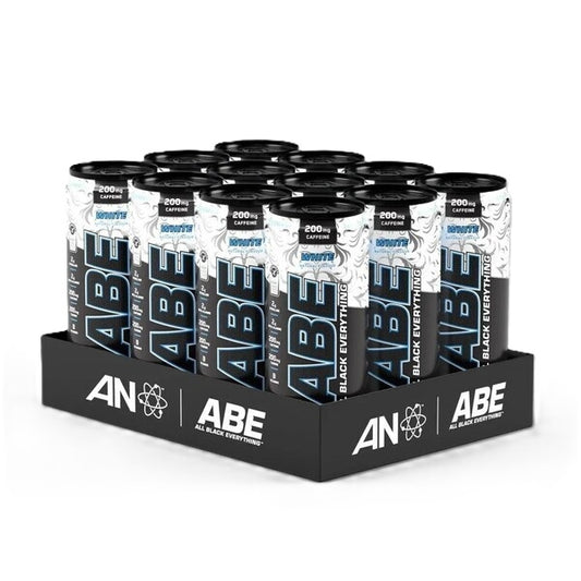 ABE Energy + Performance Cans, White, 12 x 330 ml, Applied Nutrition
