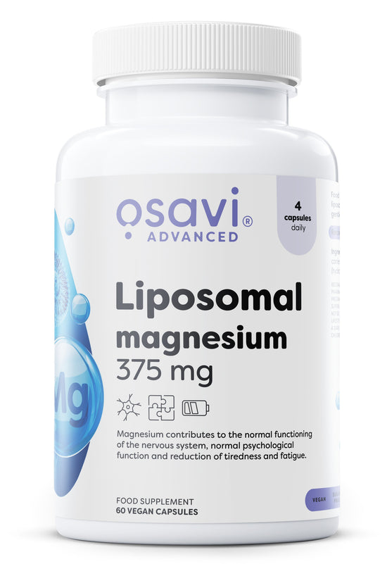 Liposomal Magnesium, 375 mg - 60 vegan caps - Vitax.ro